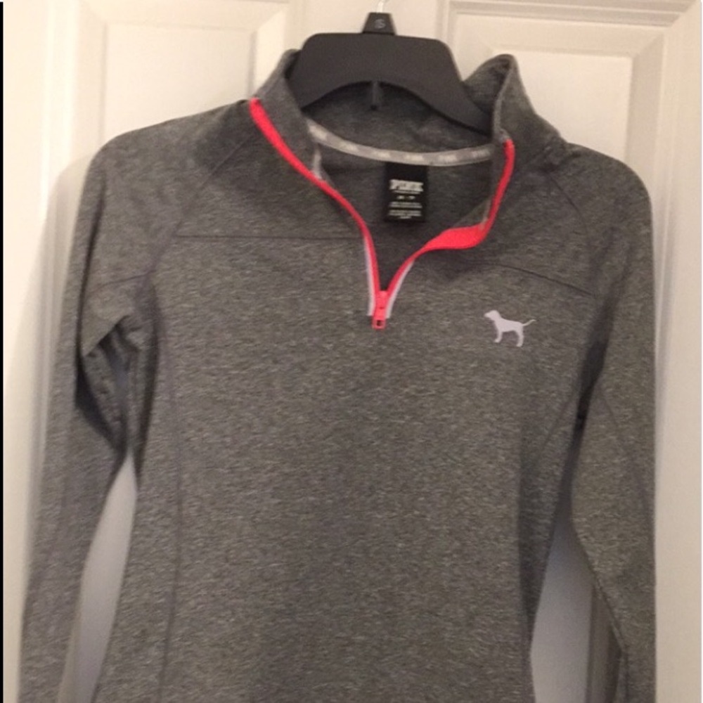 PINK VICTORIA’s SECRET ATHLETIC QUARTER ZIPPER